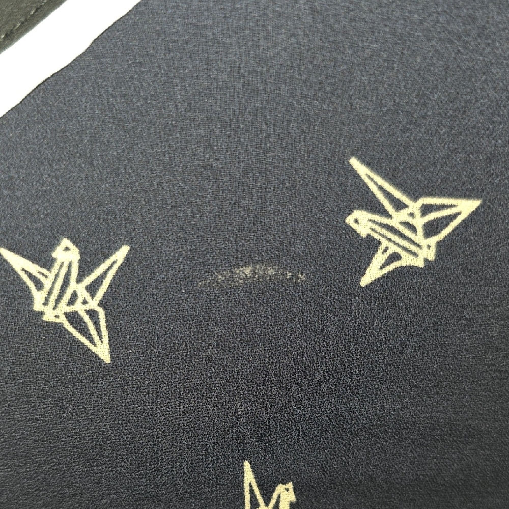 Brooklyn Industries Navy Mini Dress with Bird Print - Picture 4 of 4